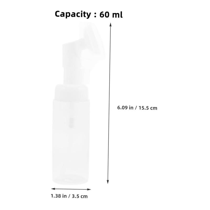 TOVINANNA 60ml Foaming Pump Containers Refillable Plastic Bottle for Hand