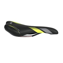 Selle Monte Grappa Composite 250 g Italy Dike Road Bike Bicycle Saddle seat (Black Yellow)