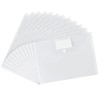 Vicloon Document Wallets A4, Pack of 12 Transparent Document Folder