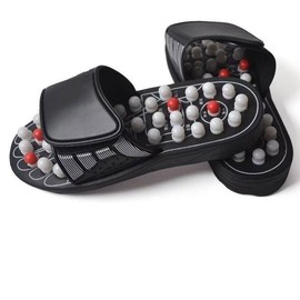Roed Acupressure Slippers Indoor Shoes Twist Cushion Cushion Acupressure Slippers - Men's 3ea