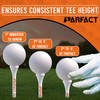 ParFact Golf Tees Wooden | Pack of 30 | Durable