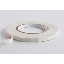 PSBM Poly Bag Sealing Tape, White, 3/8 Inch x 180 Yards, 12 Pack, 2.4 Mil, Colored Sealer Tape for Dispenser Refill, Bags, Polybags, Produce, Wrapping, Freezer