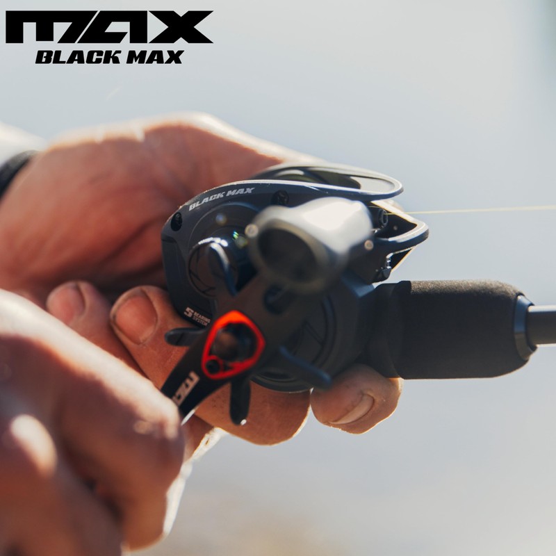 Abu Garcia MAX5 BLACKMAX Bait Reel Low Pro Bass Salt