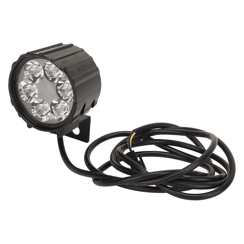 Cycling Horn Headlamp Waterproof 12‑72V Aluminum Electric Bike Front Light