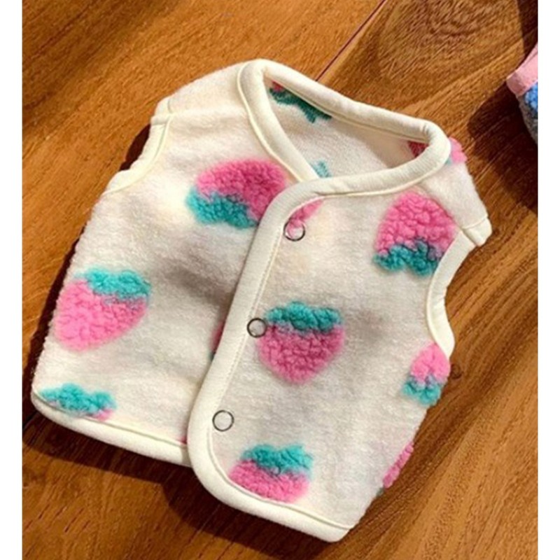 Dog Clothes Fashionable Soft Comfortable Warm Sleeveless Puppy Jacket for