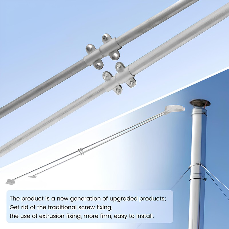 2025 Update Silver Plated High-End Ebusin 10" Extended Roof Bracket