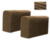 Kaket 2 PCS Sofa Armrest Covers, Chair Arm Protectors Stretch,