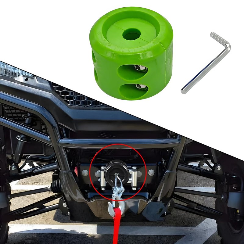 Bittwee Car Rubber Winch Stopper for ATV UTV Truck, Cable