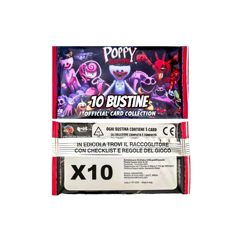 10 Packs of POPPY Cards, 50 Cards Total
