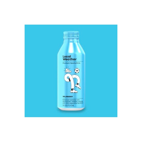 Local Weather Premium Sports Drink, Wildberry, Vegan Friendly, Kosher, Gluten