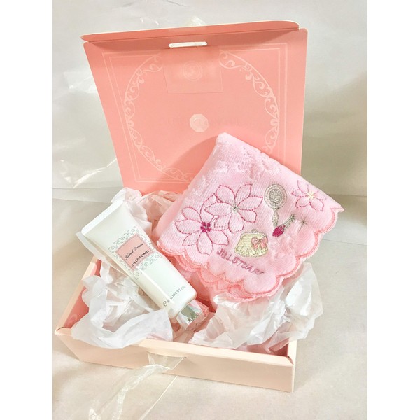 JILL STUART Handkerchief & Hand Cream Gift Set