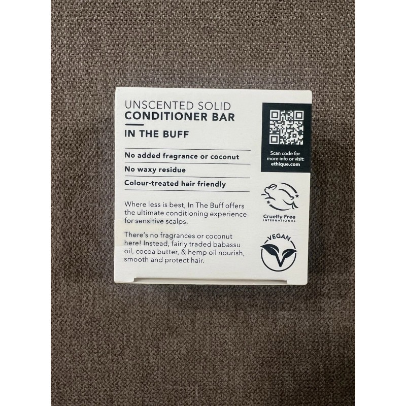 ethique In The Buff- unscented solid hair conditioner-fo