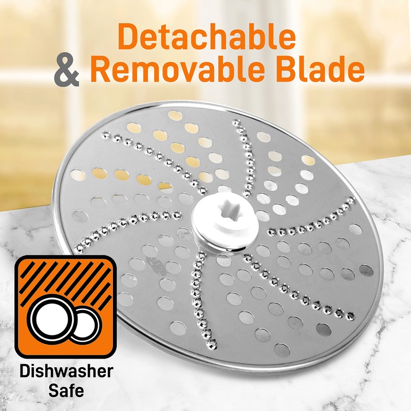 NutriChef Food Processor Masher Blade Disc - Replacement Parts for