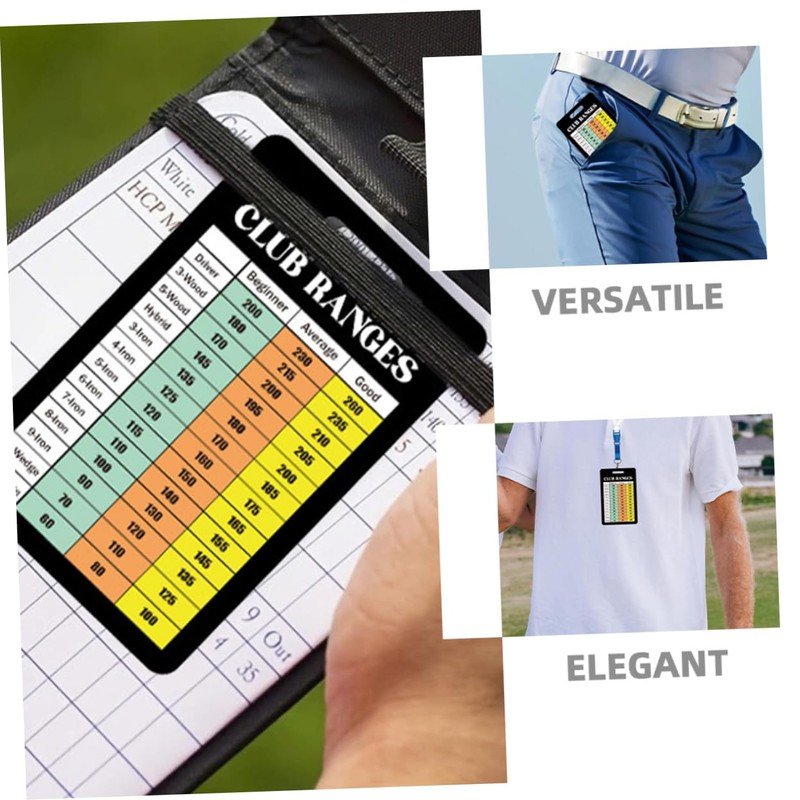 COHEALI 12 Sheet Golf Scorecard Golf Charts Range Range Cards