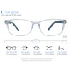 MODFANS Progressive Multifocus 1.0 Reading Glasses,Blue Light Blocking Glasses,Anti-Glare,Anti-Eye Fatigue,UV