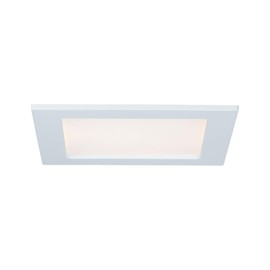 Paulmann 92068 Quality Recessed Light Set Panel Angular LED 1x12W 2 700K 230V 165x165mm White/Plastic, 12 W