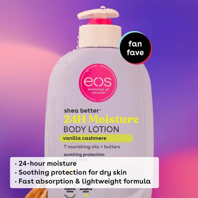Loción Corporal Eos Shea Better Vanilla Cashmere 473 Ml Vegan