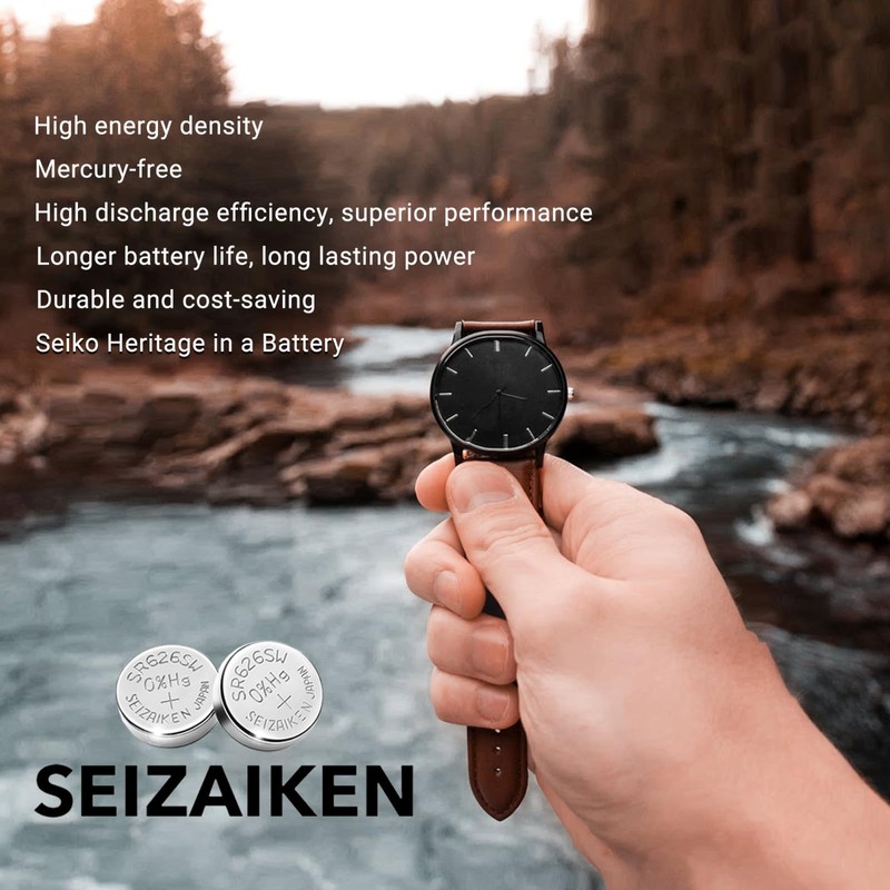 Seizaiken 371 SR920SW 1.55V 0% Hg Silver Oxide Watch Battery