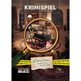 MAGNIFICUM Crime Game: The Dinner - The Last Arie of the Old Lady, Detective Game / Escape Room Game for Adults