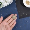 Beebeecraft 1 Box 120Pcs Gold Crimp Beads Covers Real 24K