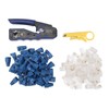 RJ45 Crimping Tool Multifunctional Ethernet Crimper Cutter Stripper for Cat5