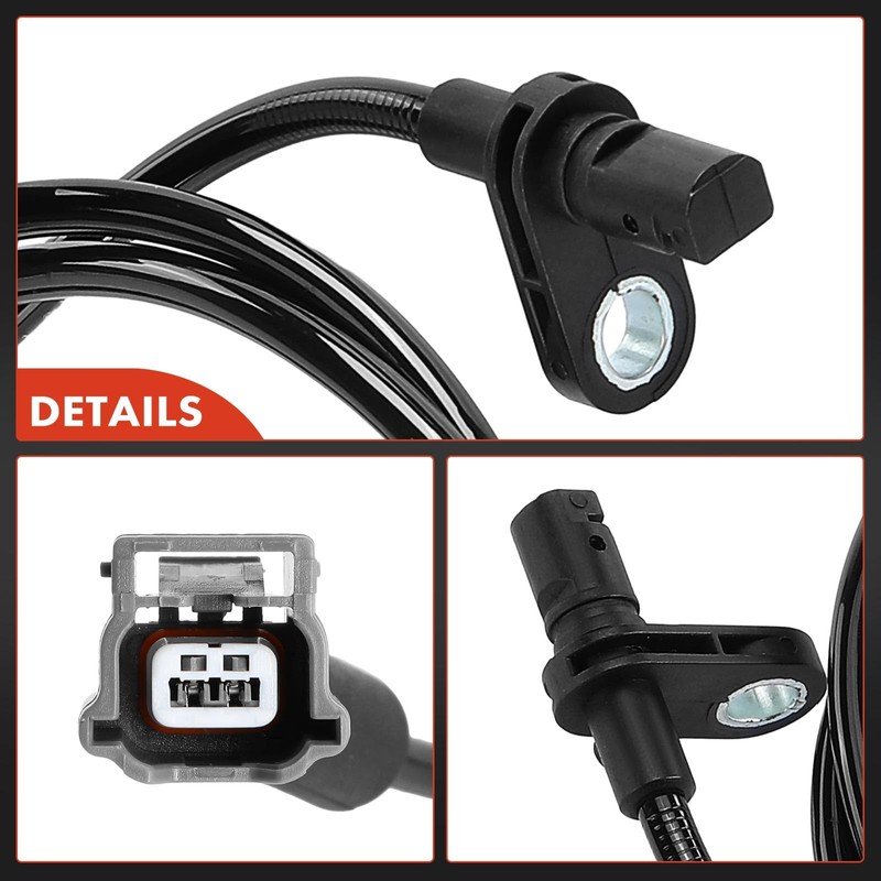 Frankberg 1x ABS Sensor 2-Pins Rear Left Compatible with NV200