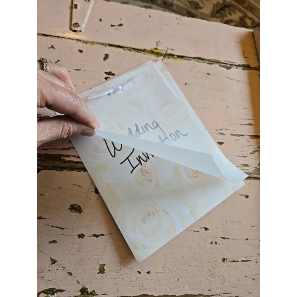 Masterpiece Studios 50 Sheets Translucent Vellum Paper for Wedding Invitations