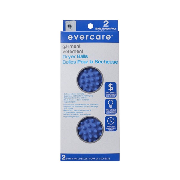 Evercare Laundry Dryer Balls, 1-Pack (2 Balls in Total)