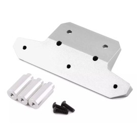 For Traxxas ST Racing Concepts Traxxas Drag Slash Aluminum HD Front Bumper - Silver