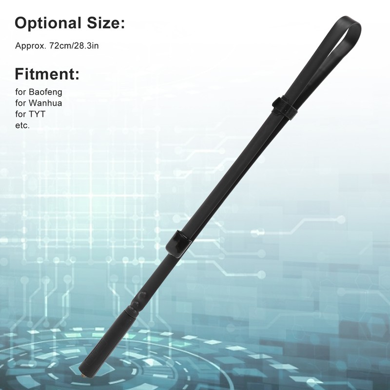 Folding Signal Gain Antenna SMAFemale 136520MHZ Aerial for Walkie Talkie