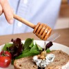 Wooden Honey Dipper Stick Collecting Dispensing Drizzling Jam Portable Wedding