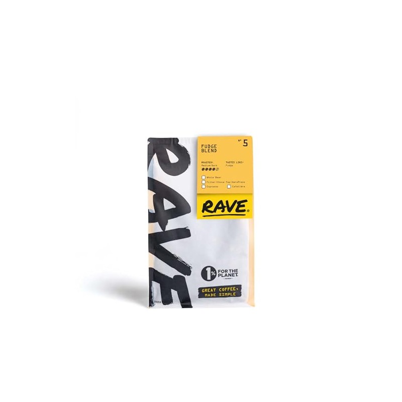 Rave Coffee - Fudge Blend Nº 5, Espresso Grind Freshly