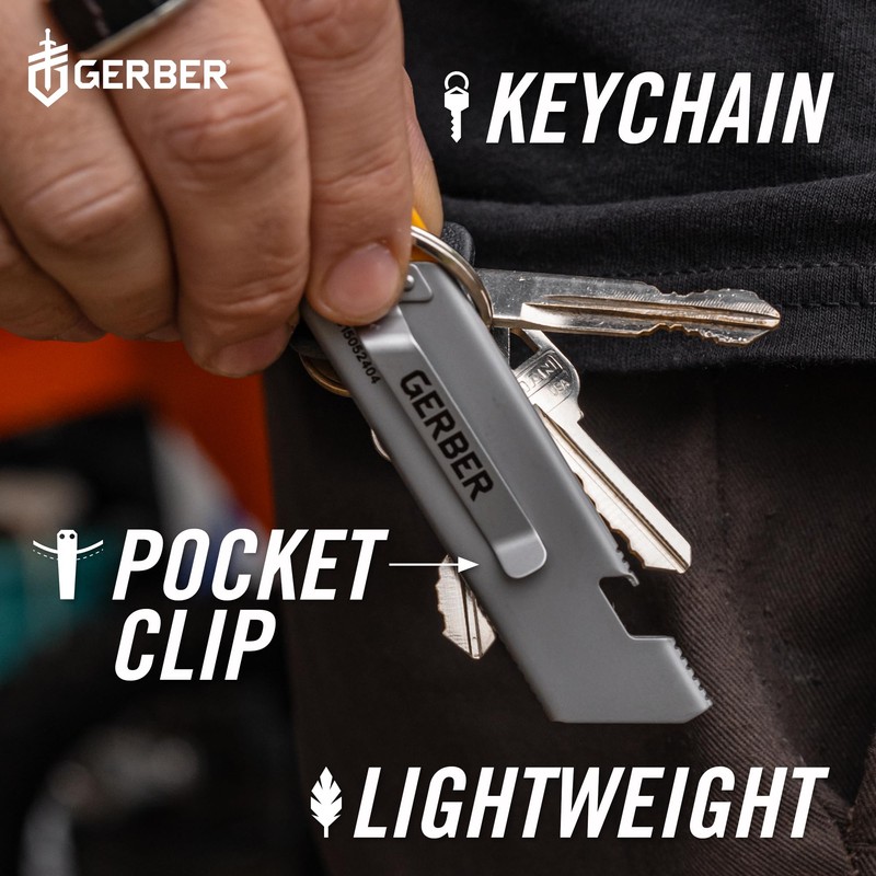 Gerber Gear EAB Slim Compact Utility Knife, Clips to Pocket