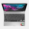 SkinoEu® 2 x 3D Sticker United Arab Emirates UAE Flag