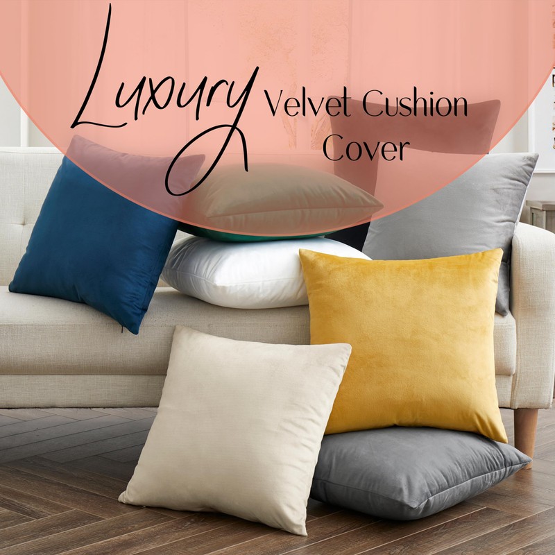 YORKSHIRE BEDDING Cushion Covers 45 x 45 (Pack of 2)