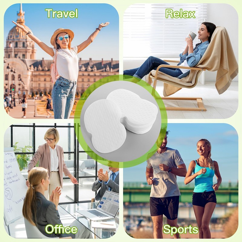 Armpit Sweat Pads, Disposable Underarm Sweat Pads, Invisible Sweat Pads