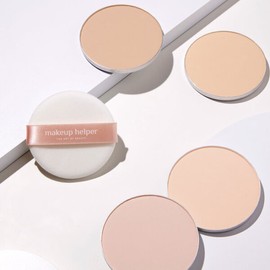 Makeup Helper 메이크업헬퍼 아트 팩트 25g 로즈글리터+퍼프 세트 Makeup Helper Art Pact 25g Rose Glitter + Puff Set
