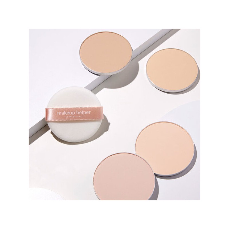 Makeup Helper 메이크업헬퍼 아트 팩트 25g 로즈글리터+퍼프 세트 Makeup Helper
