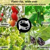 350PCS Plant Support Garden Clips Tomato Clips Supports, Plastic Vegetables
