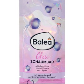 Balea Set of 5 Skin and Hair Care: Bubble Bath Glow with Apple Peach Scent, Creates Delicately Shimmering Foam (3 x 40 ml) + Make A Wish Hand Cream (100 ml) + Magic Forest Shampoo (300 ml), 520 ml