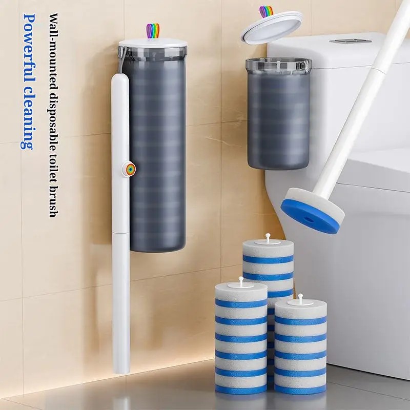 Disposable Toilet Brush - Suitable for Toilet Cleaning and Bathroom