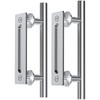 EaseLife 12" Stainless Steel Sliding Barn Door Handles and Pulls