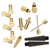 Mipcase 1 Set Bicycle Valve Adapter Set Durable Inflation Connectors