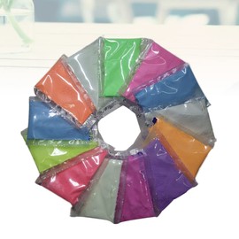 TEHAUX 3sets Non-radiative Luminous Nail Art Powder Glitter Fluorescent for Dark Night Out (Random) 8pcs*3