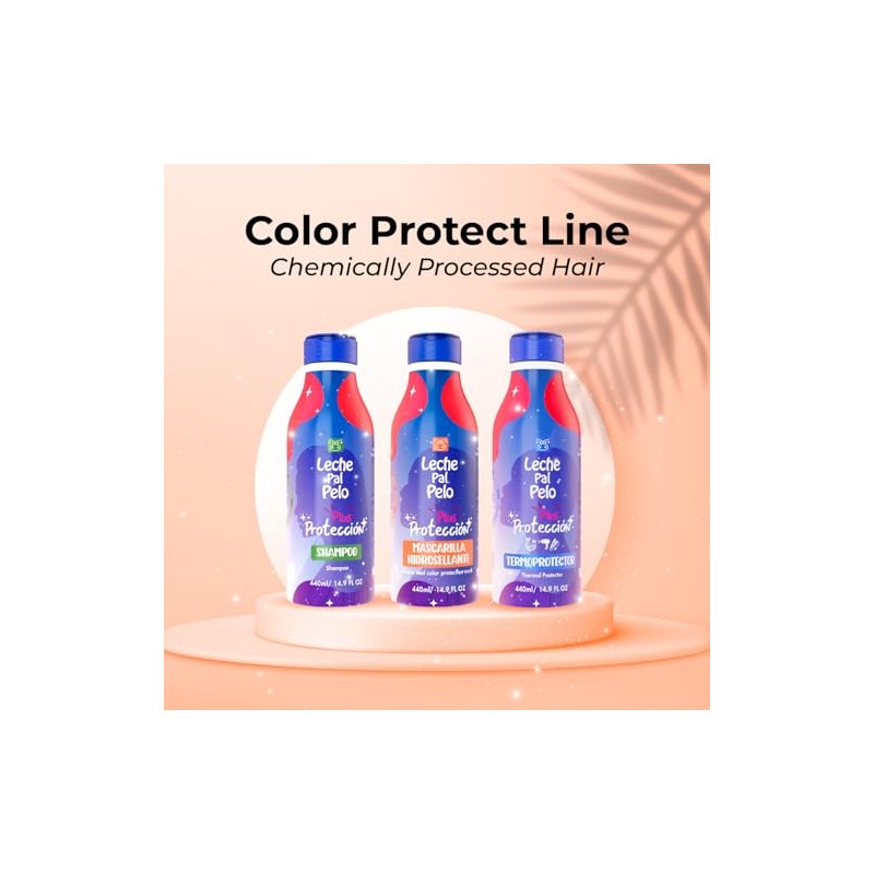Leche Pal Pelo - Colored Hair; Thermal Protectant Treatment with