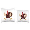 Funny Thanksgiving Turkey Costume Throw Pillow, 18x18, Multicolor