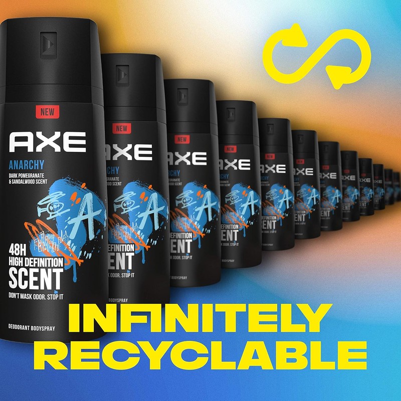 AXE Body Spray Deodorant for Men Anarchy for Long Lasting