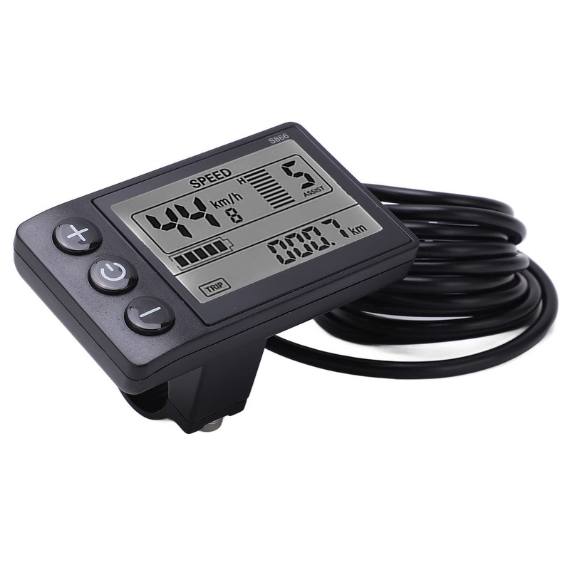 Medidor de pantalla LCD de bicicleta eléctrica, panel de control