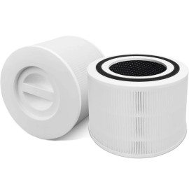 For Levoit 2x True HEPA Filter Replacement for LEVOIT Core 300-RF 300S 350-RF Air Purifier