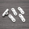 VGOL 10pcs Awning Mounting Pole Brackets White Awning Mounting Brackets
